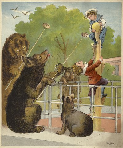 Bears Baiting Boys by Richard Andre